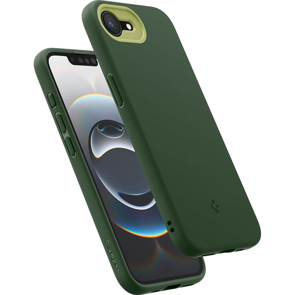 Handyhülle für iPhone 17e / 16e, Spigen Nano Pop Mag mit MagSafe, Grün