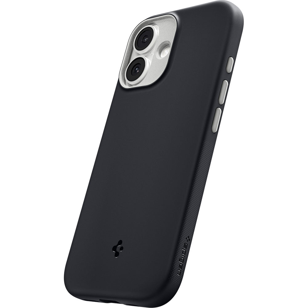 Handyhülle für iPhone 17, Spigen Nano Pop Mag mit MagSafe, Schwarz und Grau