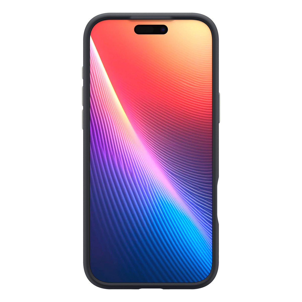 Handyhülle für iPhone 18 Pro, Spigen Nano Pop Mag mit MagSafe, Schwarz-Grau (9/9)