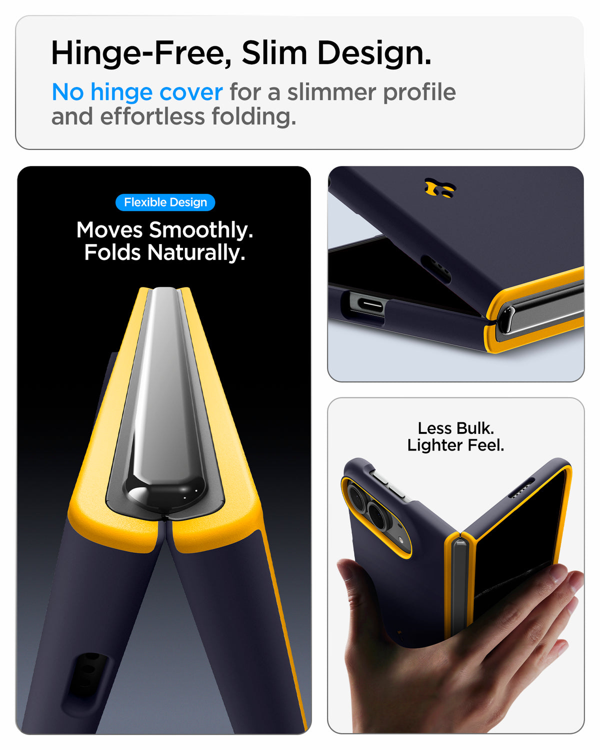 Handyhülle für iPhone Duo, Spigen Nano Pop Mag mit MagSafe, Dunkelblau-Gelb (5/16)