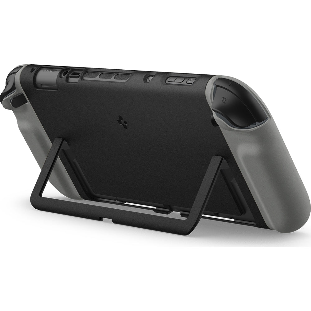 Hülle für Nintendo Switch 2, Spigen Nano Pop V2, Schwarz-Grau