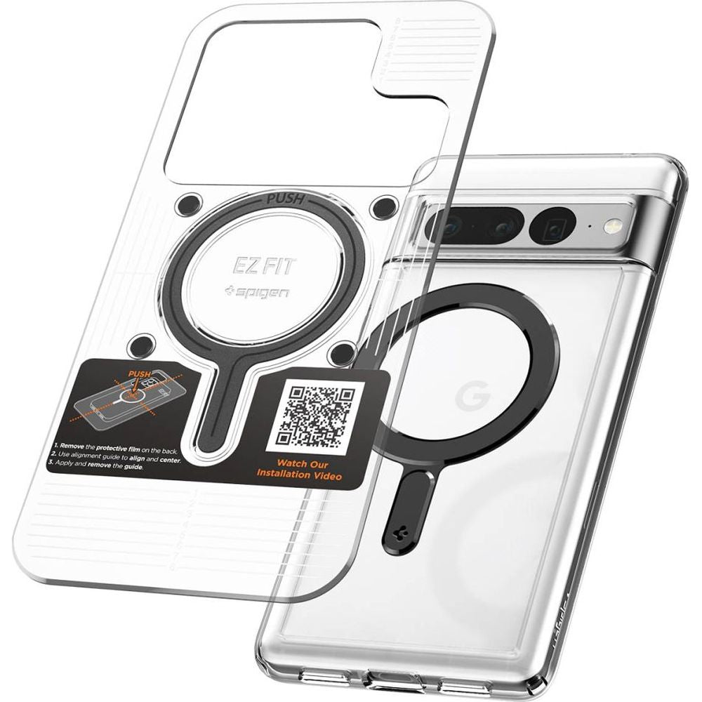 Ring Spigen OneTap MagSafe Magnetic Plate für Hüllen ohne Magsafe, Schwarz