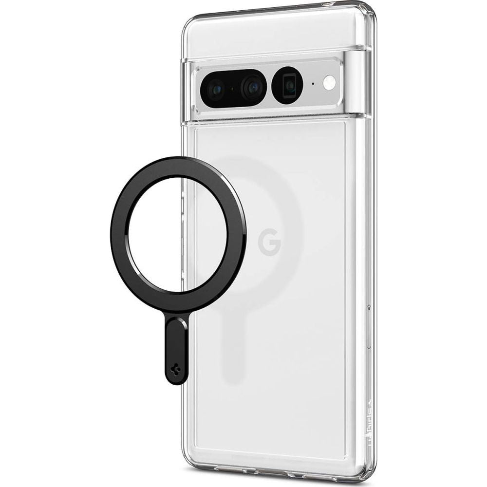 Ring Spigen OneTap MagSafe Magnetic Plate für Hüllen ohne Magsafe, Schwarz