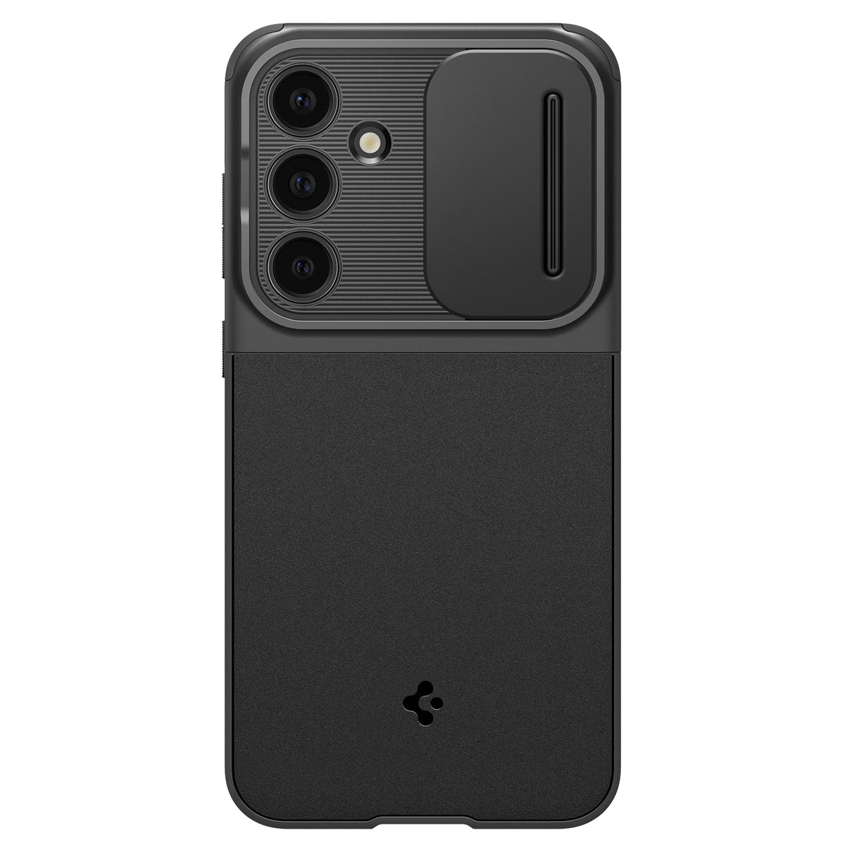 Handyhülle für Galaxy S24 FE, Spigen Optik Armor, Schwarz