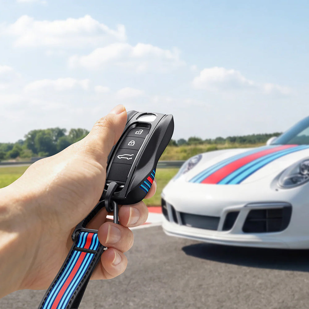 Schlüsselhülle für Porsche 911 / Cayenne / Panamera / Taycan, Spigen PK100 Key Fob Case, Schwarz