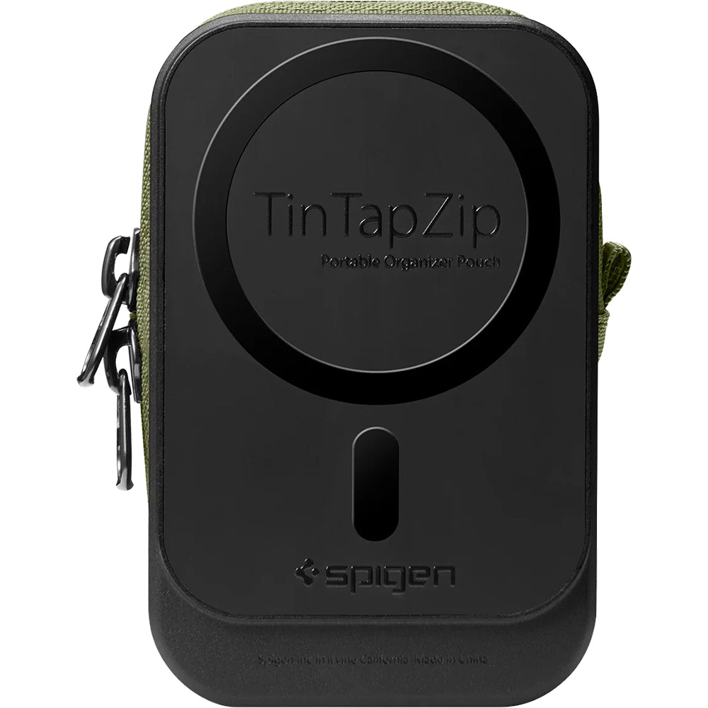 Magnetische Tasche für MagSafe, Spigen Organizer Pouch Tintap, Olivgrün