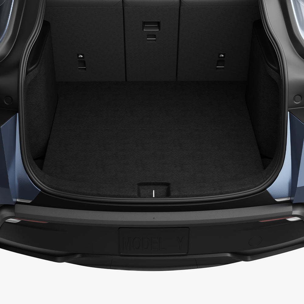 Schutzfolie für die Ladefläche / das Heck für Tesla Model Y Juniper 2025-2026, Spigen Rear Bumper Protector, Schwarz