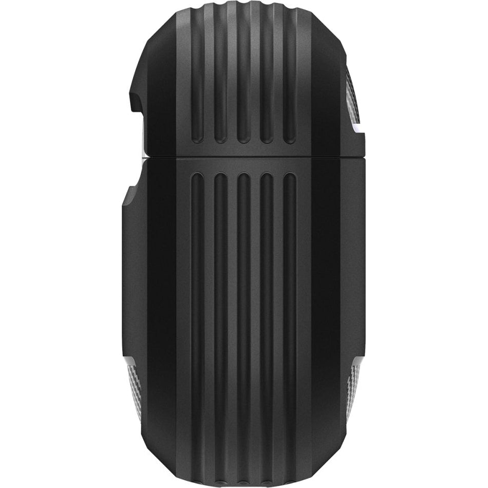 Schutzhülle für Apple AirPods 4, Spigen Rugged Armor, Schwarz