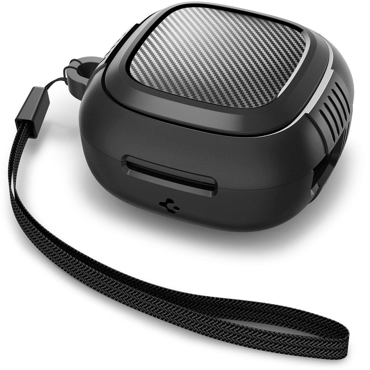 Hülle mit Handschlaufe für Spigen SA-TW P20, Spigen Rugged Armor, Schwarz
