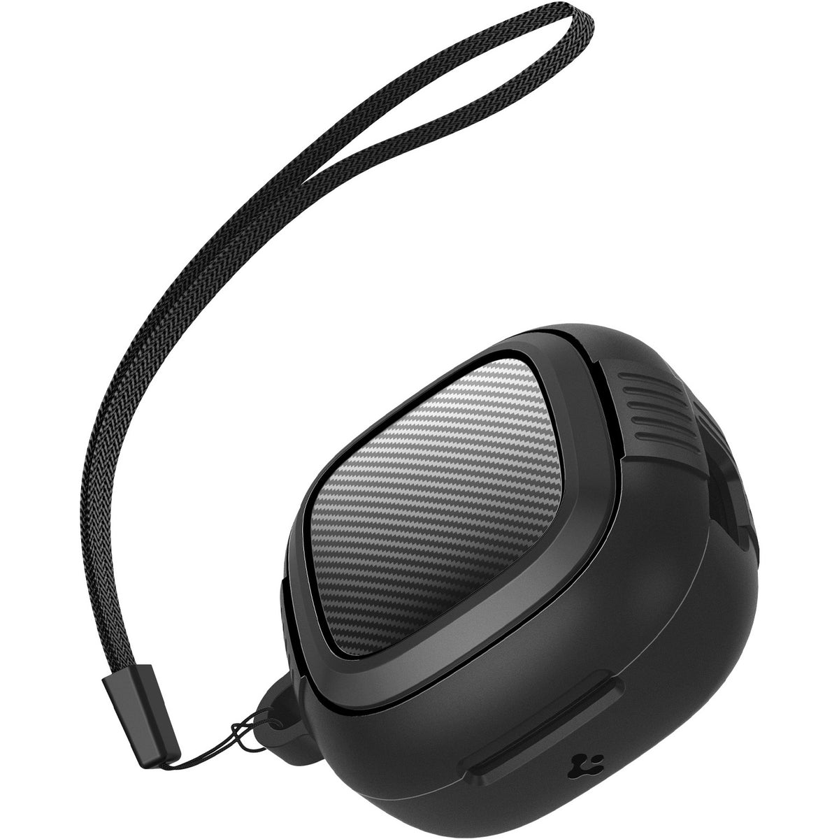 Hülle mit Handschlaufe für Spigen SA-TW P20, Spigen Rugged Armor, Schwarz