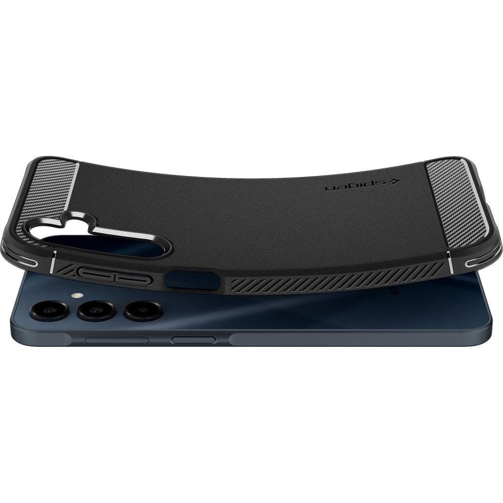 Handyhülle für Galaxy A16 4G / 5G, Spigen Rugged Armor, Schwarz
