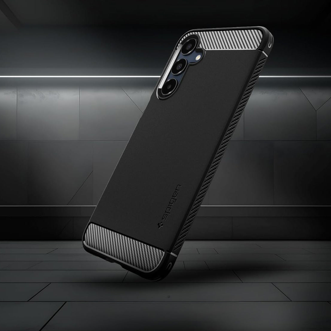 Handyhülle für Galaxy A16 4G / 5G, Spigen Rugged Armor, Schwarz