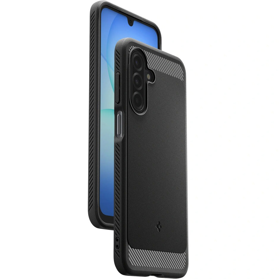 Handyhülle für Galaxy A17 4G / 5G, Spigen Rugged Armor, Schwarz