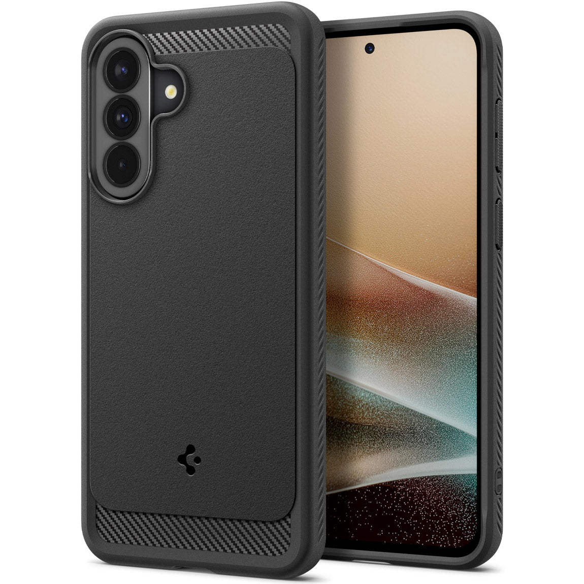 Handyhülle für Galaxy A37 5G, Spigen Rugged Armor, Schwarz
