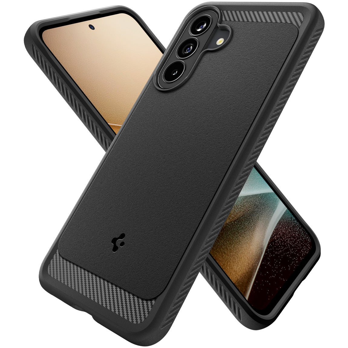 Handyhülle für Galaxy A37 5G, Spigen Rugged Armor, Schwarz