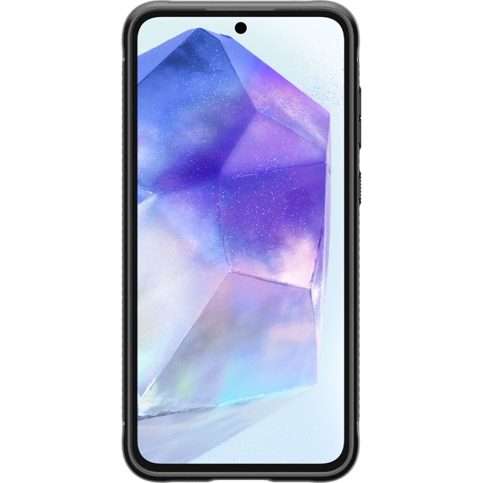 Schutzhülle für Galaxy A55 5G, Spigen Rugged Armor, Schwarz