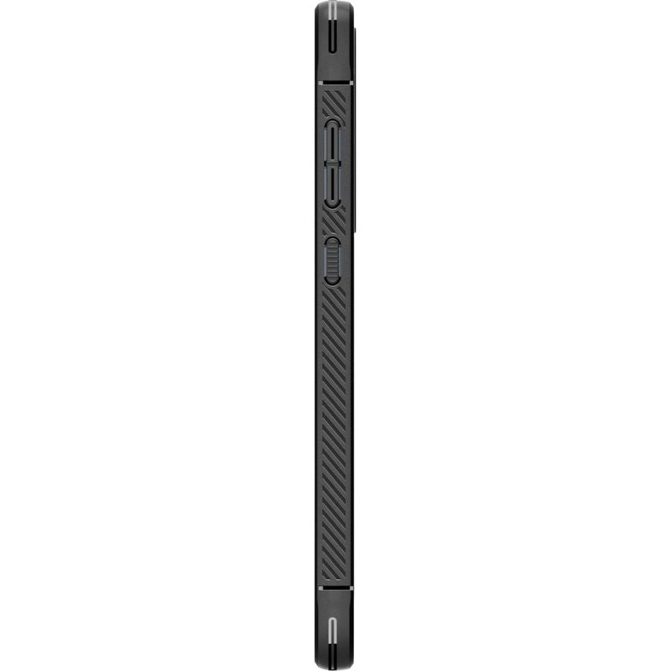 Schutzhülle für Galaxy A55 5G, Spigen Rugged Armor, Schwarz