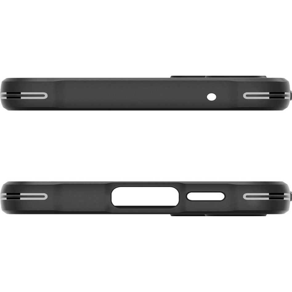 Schutzhülle für Galaxy A55 5G, Spigen Rugged Armor, Schwarz