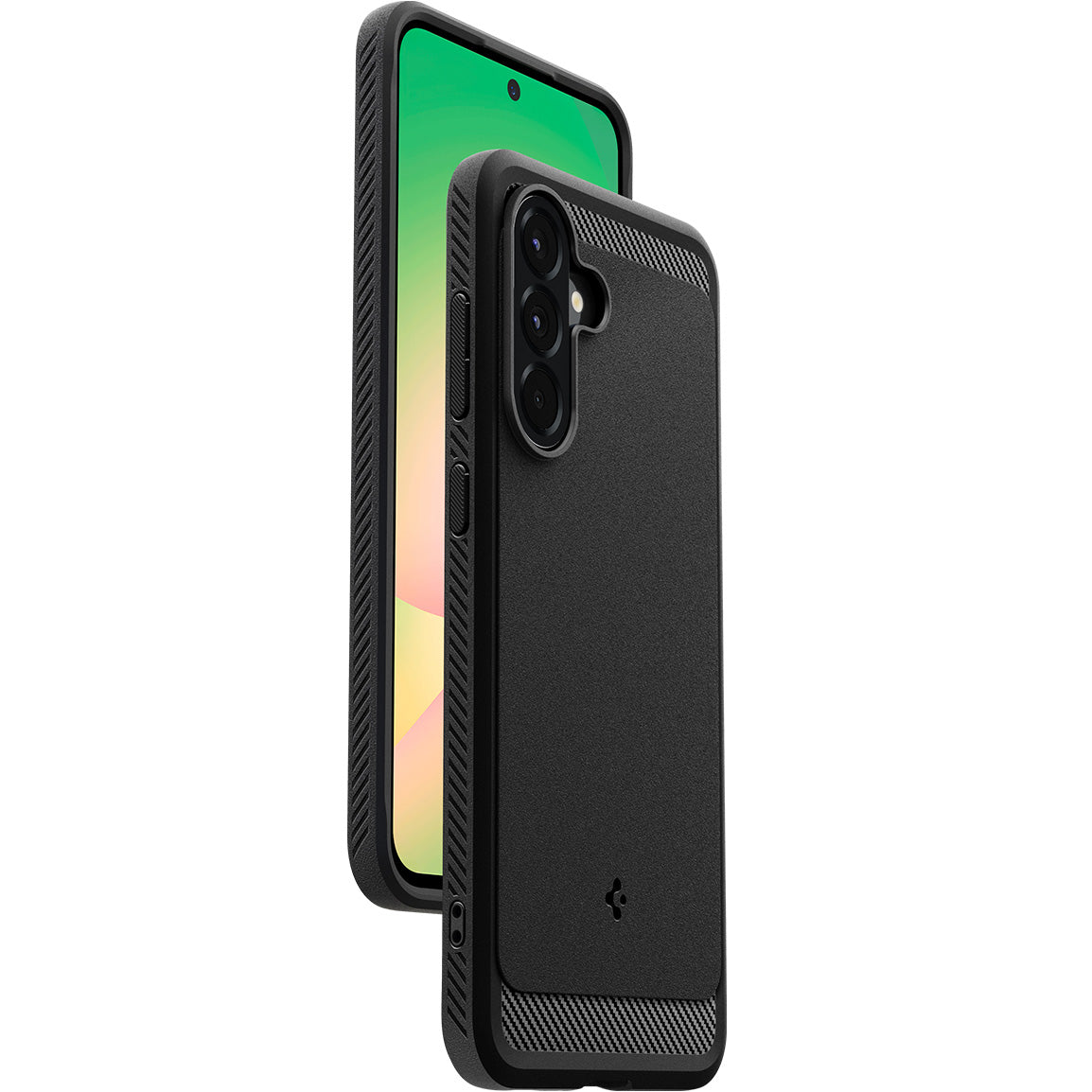 Handyhülle für Galaxy A56 5G, Spigen Rugged Armor, Schwarz