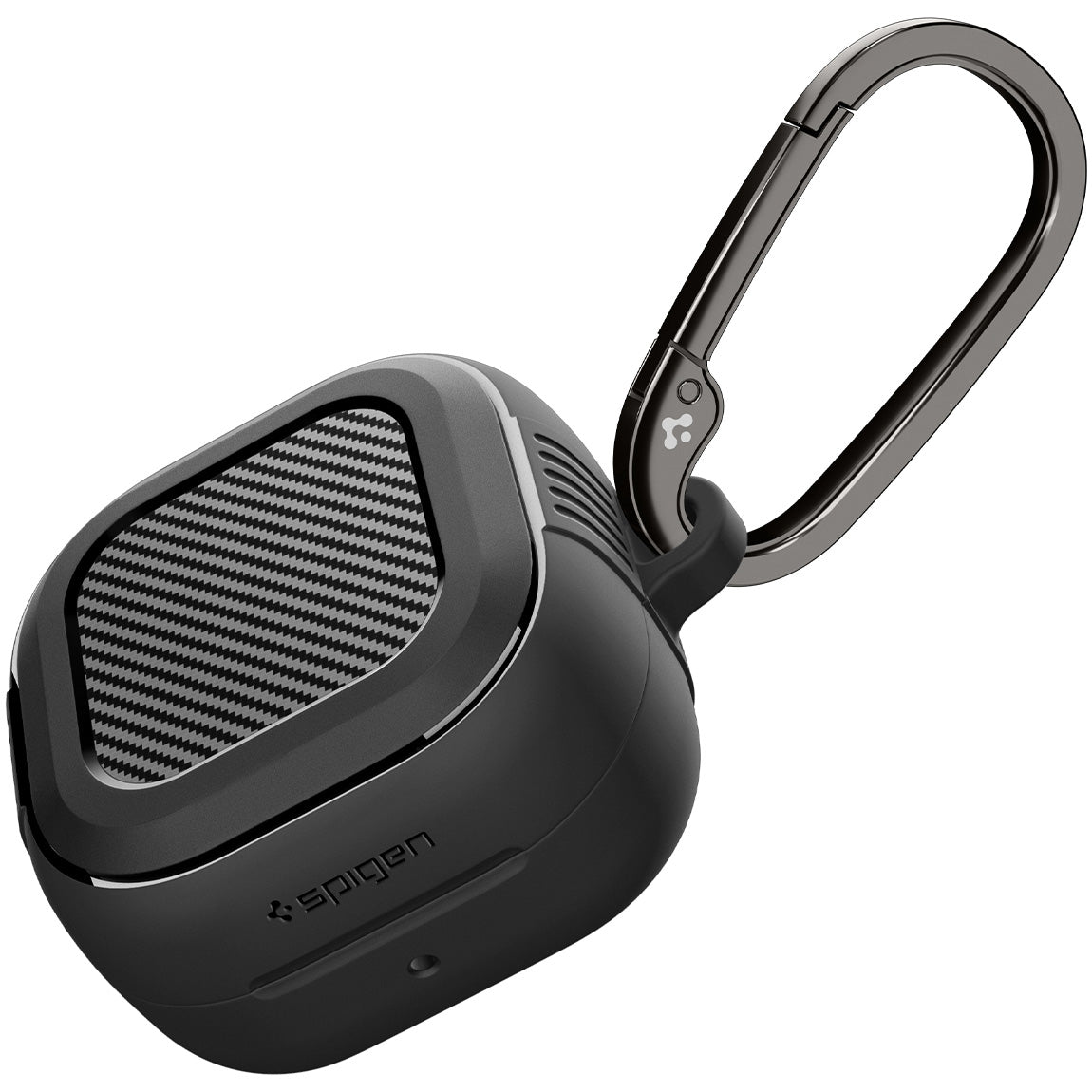 Schutzhülle für Galaxy Buds 4 / 4 Pro, Spigen Rugged Armor, Schwarz