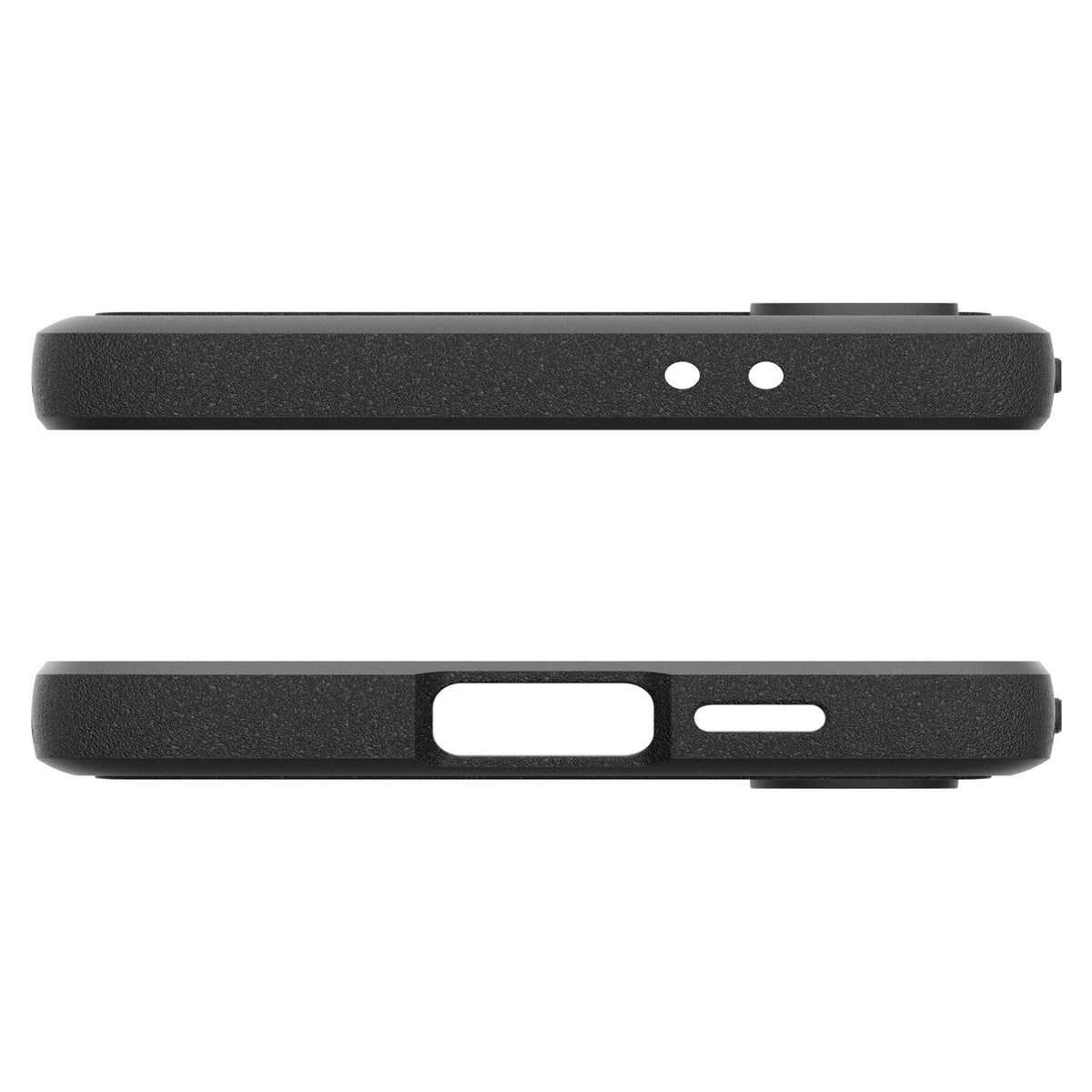 Handyhülle für Galaxy S24 FE, Spigen Rugged Armor, Schwarz