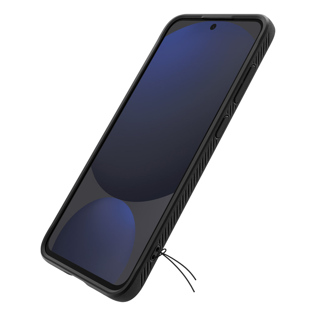 Handyhülle für Galaxy S24 FE, Spigen Rugged Armor, Schwarz