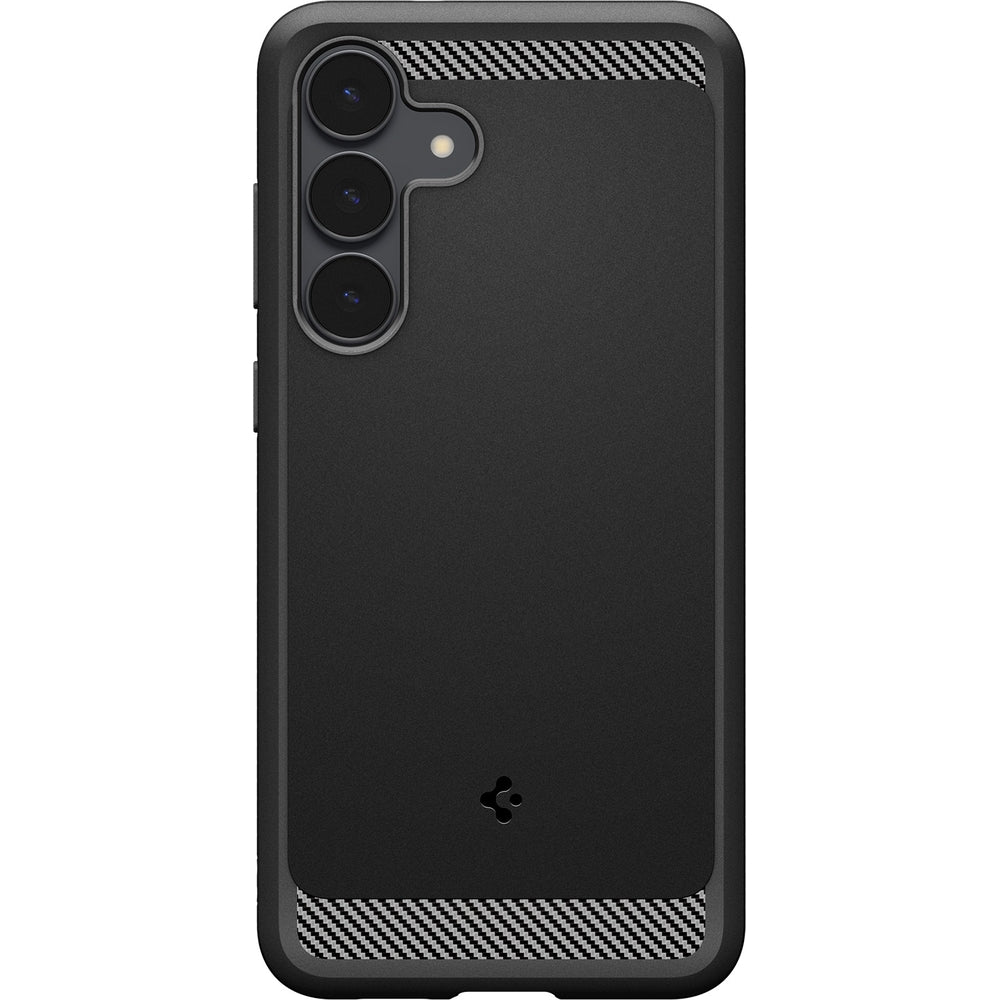 Handyhülle für Galaxy S25 FE, Spigen Rugged Armor, Schwarz