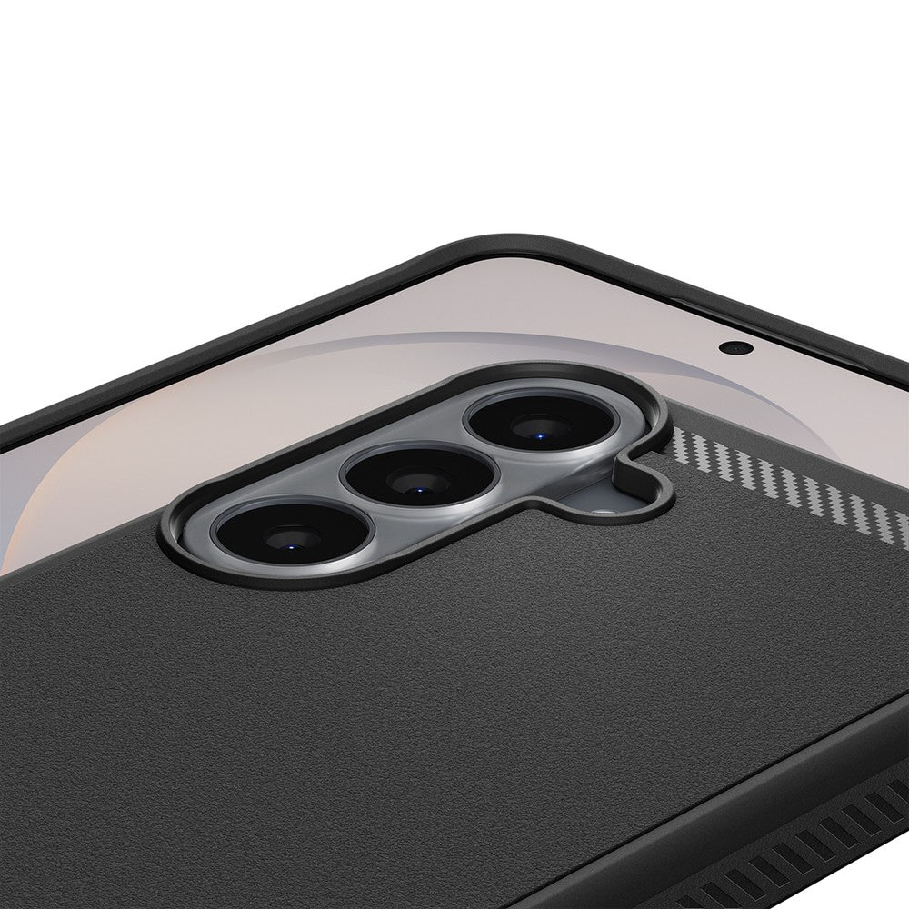 Handyhülle für Galaxy S26 FE, Spigen Rugged Armor, Schwarz (7/14)