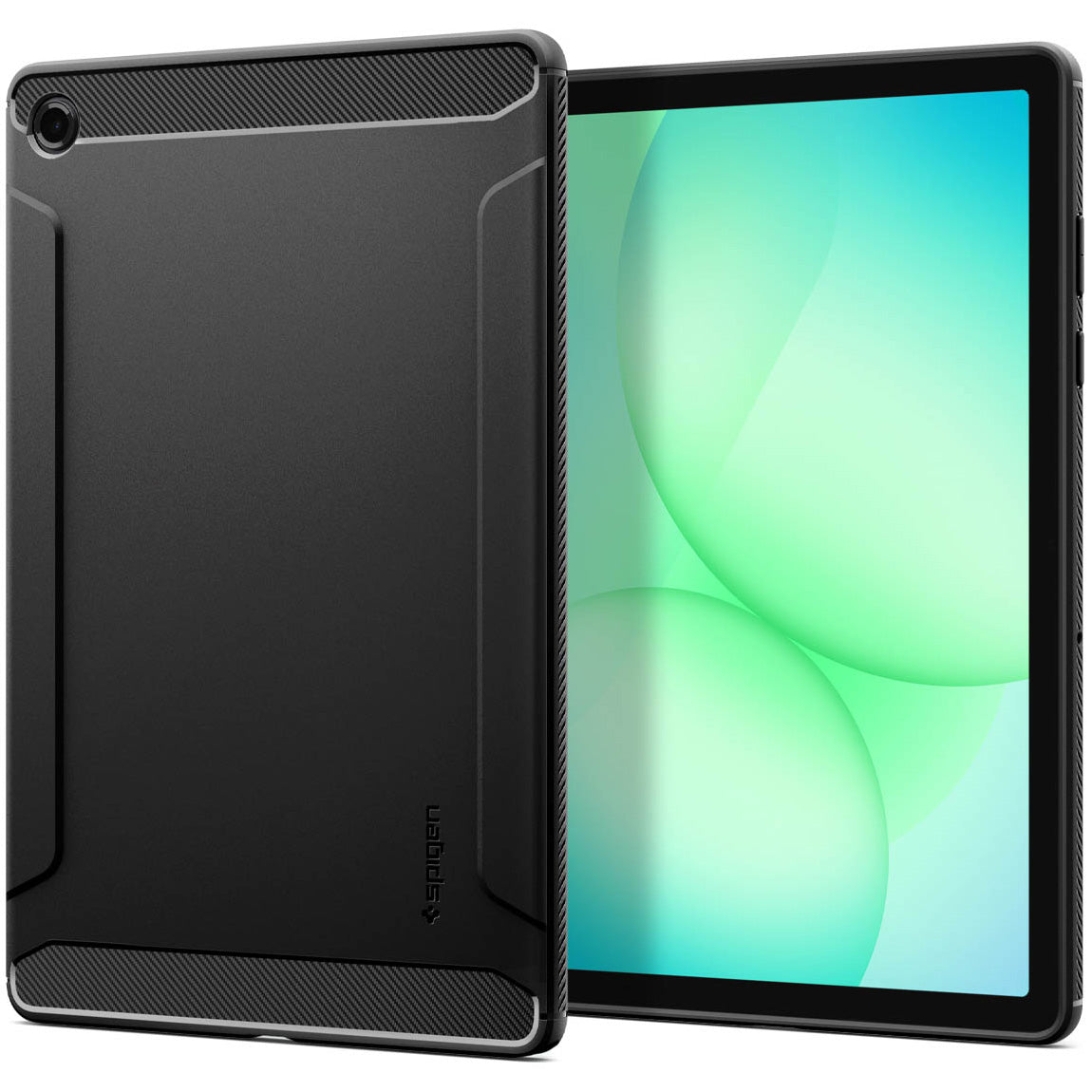 Schutzhülle für Galaxy Tab A11 Plus, Spigen Rugged Armor, Schwarz