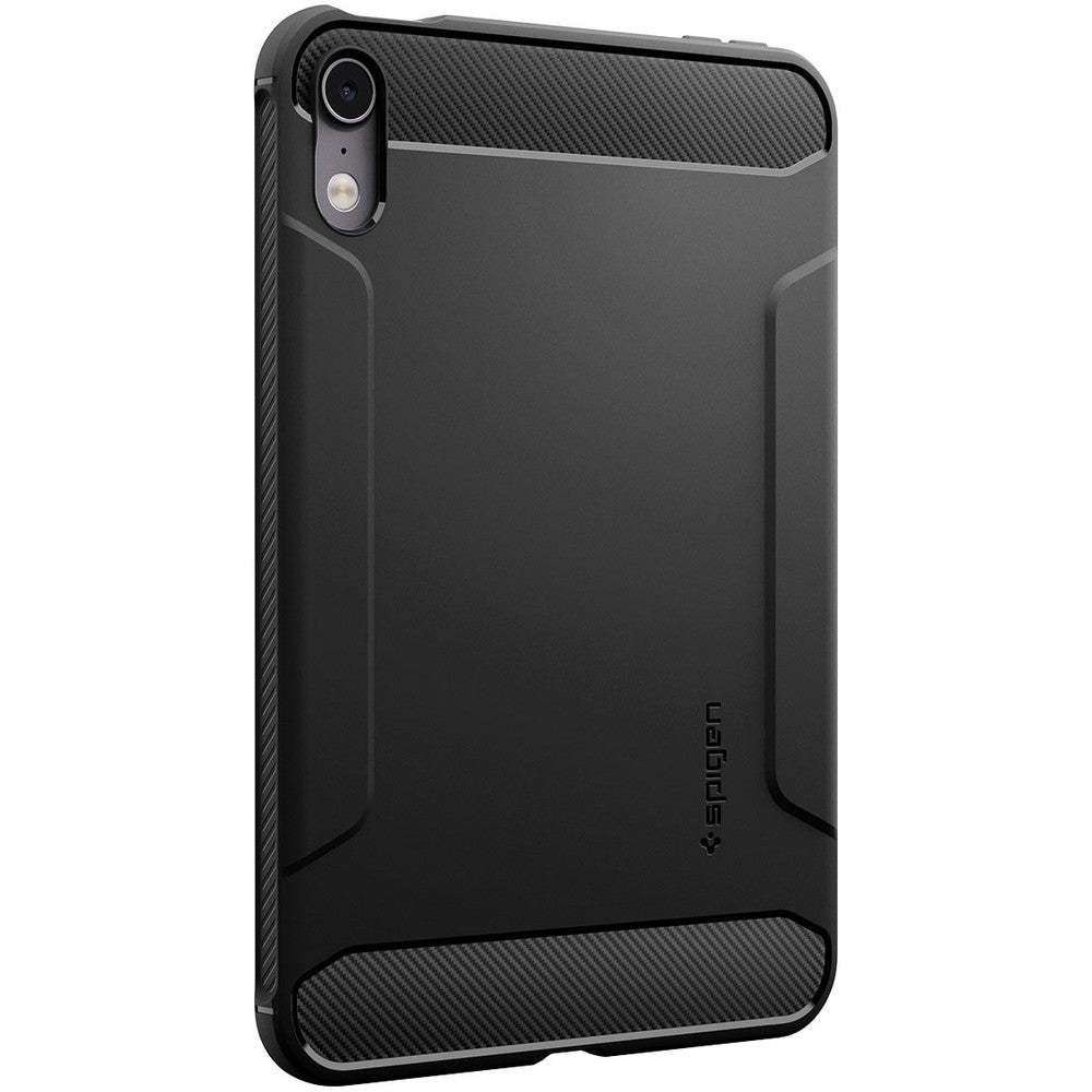Hülle für Apple iPad Mini 8,5" (A20 Pro) 2026, Spigen Rugged Armor, Schwarz (9/16)
