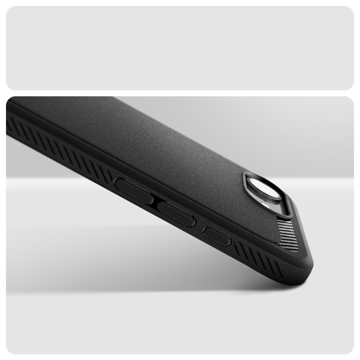 Handyhülle für iPhone 17e / 16e, Spigen Rugged Armor Mag mit MagSafe, Schwarz