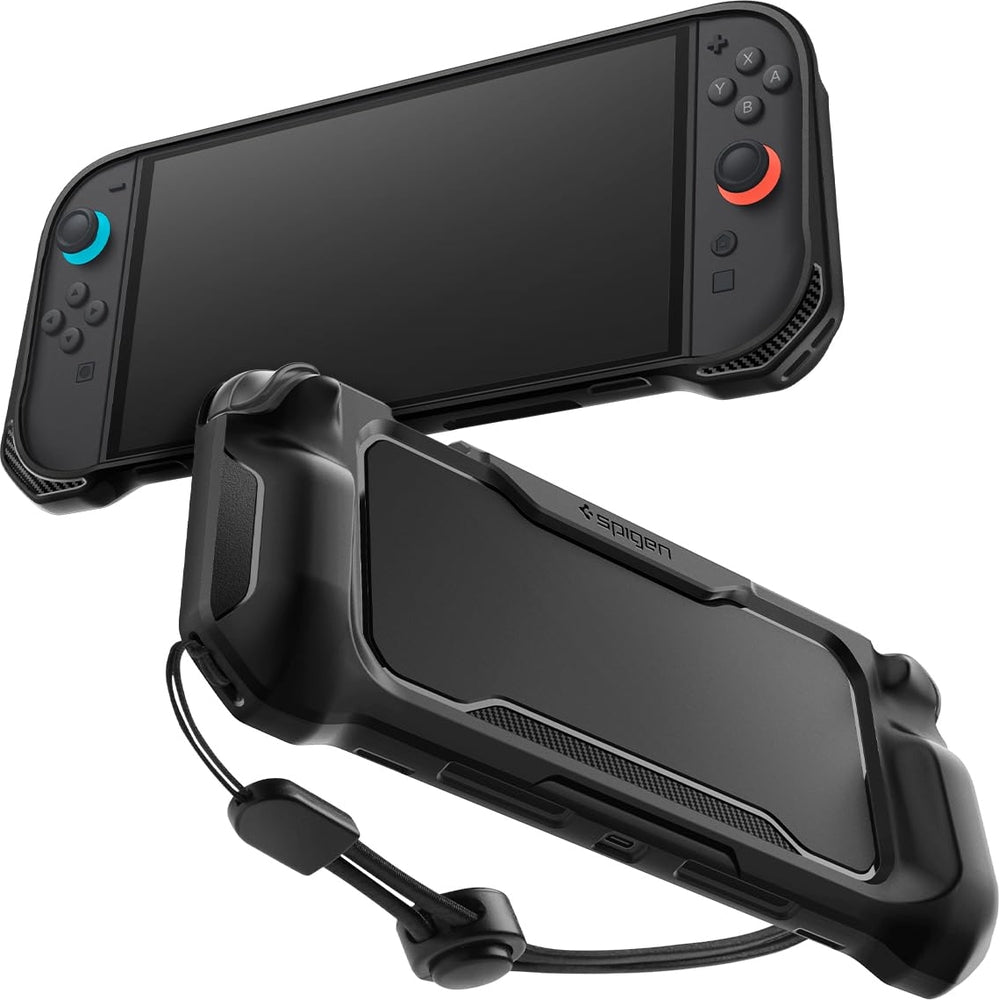Hülle für Nintendo Switch 2, Spigen Rugged Armor, Schwarz
