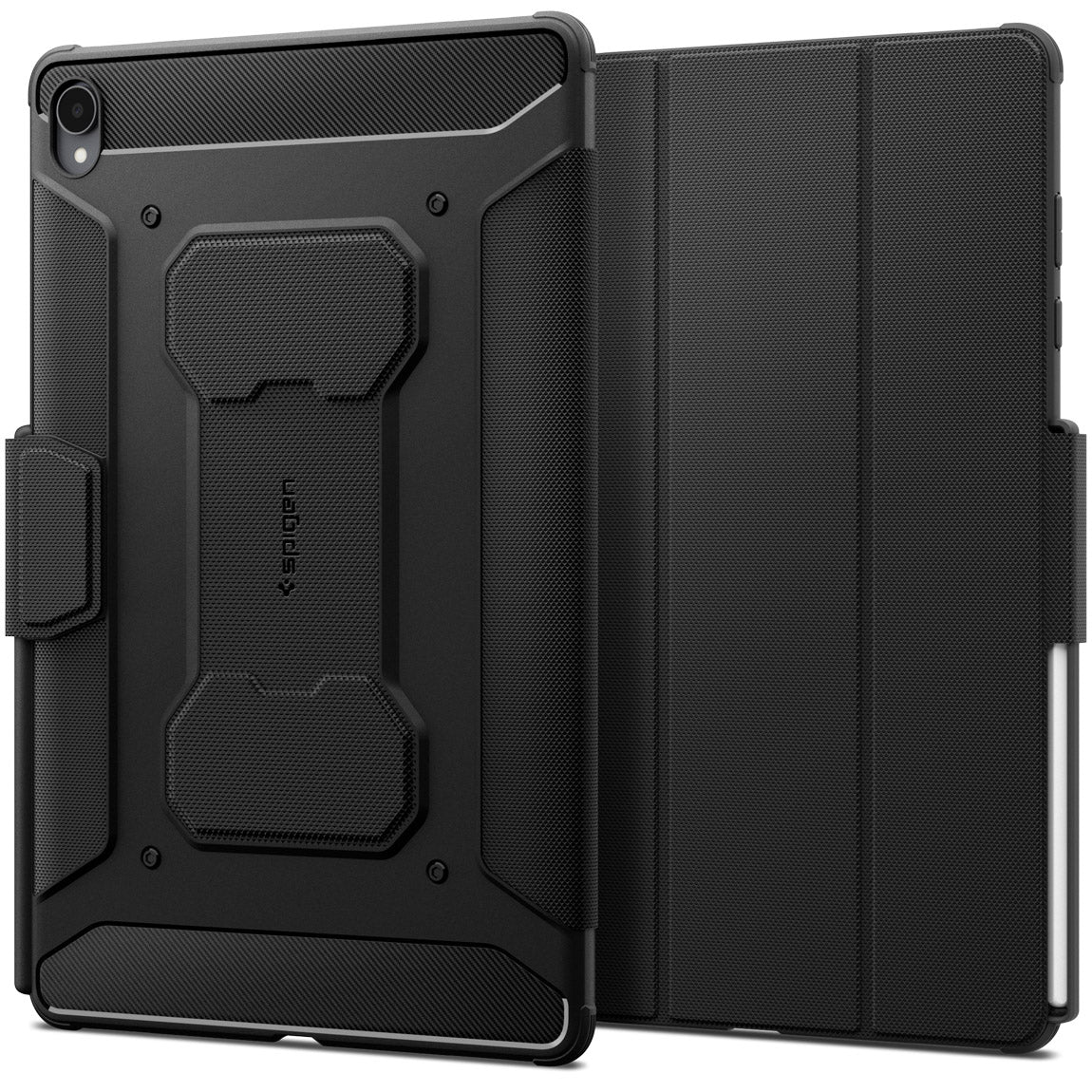 Schutzhülle für Galaxy Tab S12 Plus, Spigen Rugged Armor Pro, Schwarz (2/18)
