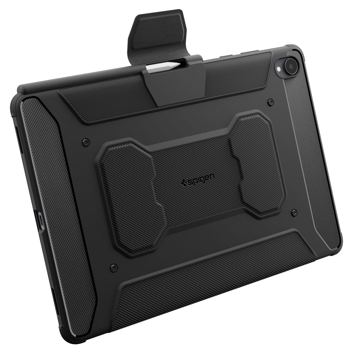 Schutzhülle für Galaxy Tab S12 Plus, Spigen Rugged Armor Pro, Schwarz (8/18)