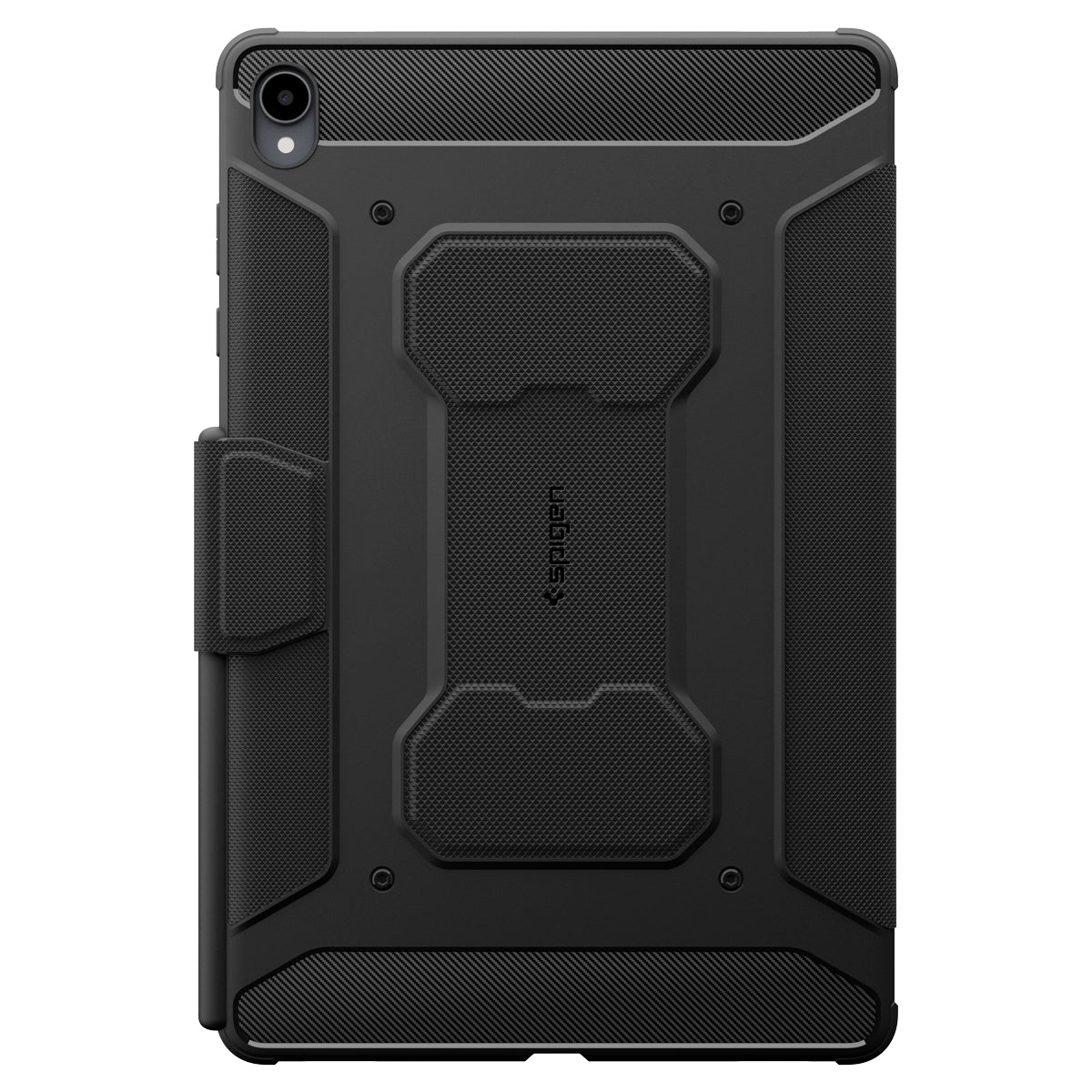 Schutzhülle für Galaxy Tab S12 Plus, Spigen Rugged Armor Pro, Schwarz (10/18)