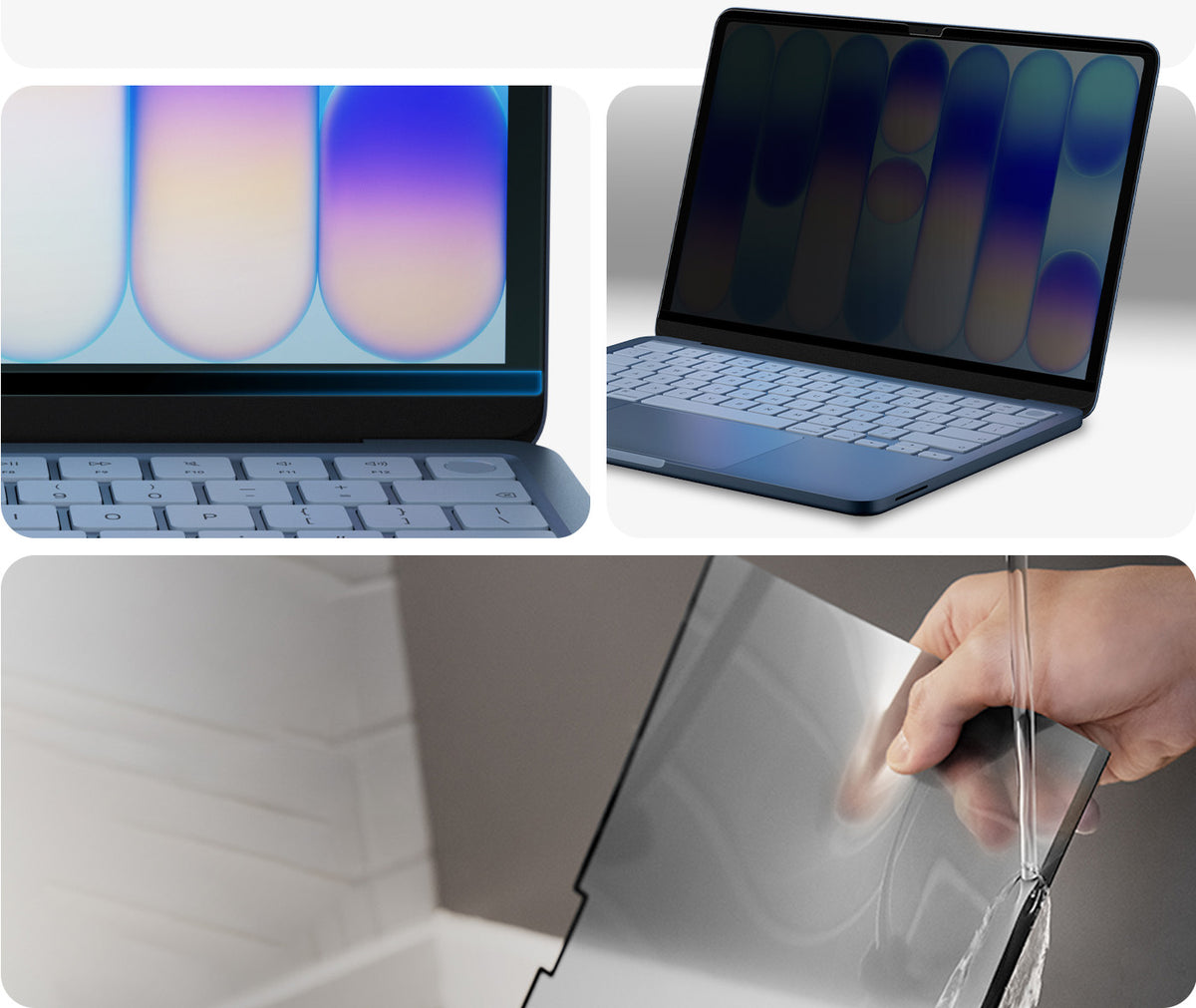 Folie mit Sichtschutzfilter für MacBook Neo 13" A18 Pro 2026, Spigen SafeView Privacy Filter