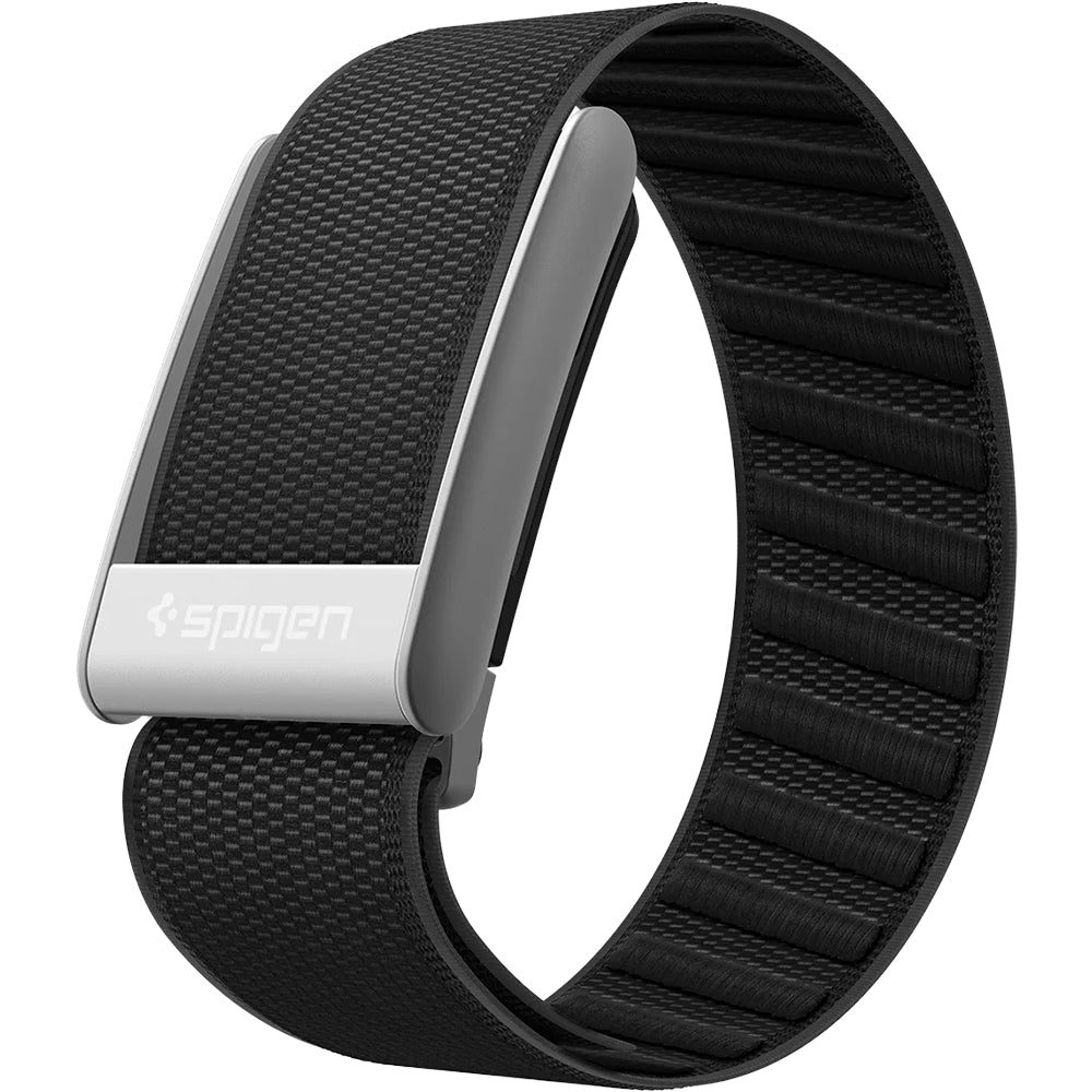 Armband aus Nylon für Whoop 5.0, Spigen WBF3 Band, Schwarz