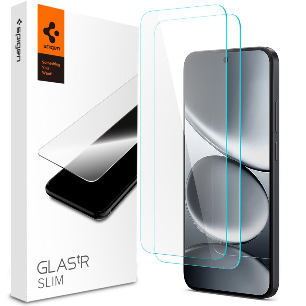 Glas für die Handyhülle für Xiaomi Redmi Note 17 Pro 5G / Max 5G / 15 Pro 5G, Spigen Glas.tR Slim 2-Pack (1/9)
