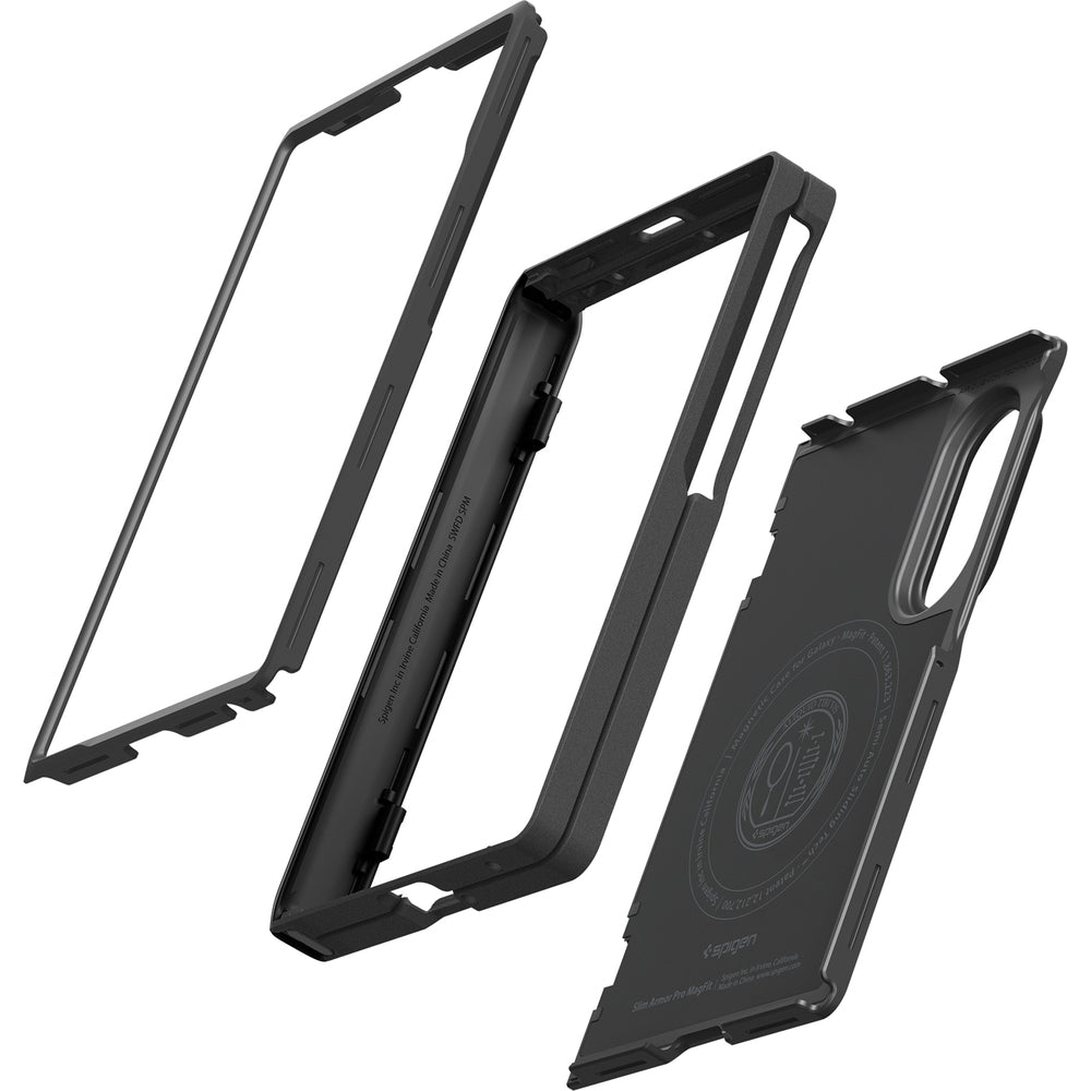 Handyhülle für Galaxy Z Fold8, Spigen Slim Armor Pro Mag mit MagSafe, Schwarz