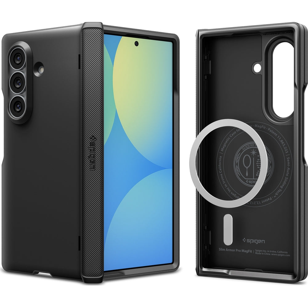 Handyhülle für Galaxy Z Fold8 Ultra, Spigen Slim Armor Pro Mag mit MagSafe, Schwarz
