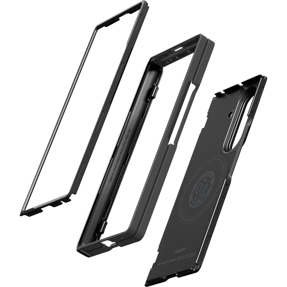 Handyhülle für Galaxy Z Fold8 Ultra, Spigen Slim Armor Pro Mag mit MagSafe, Schwarz