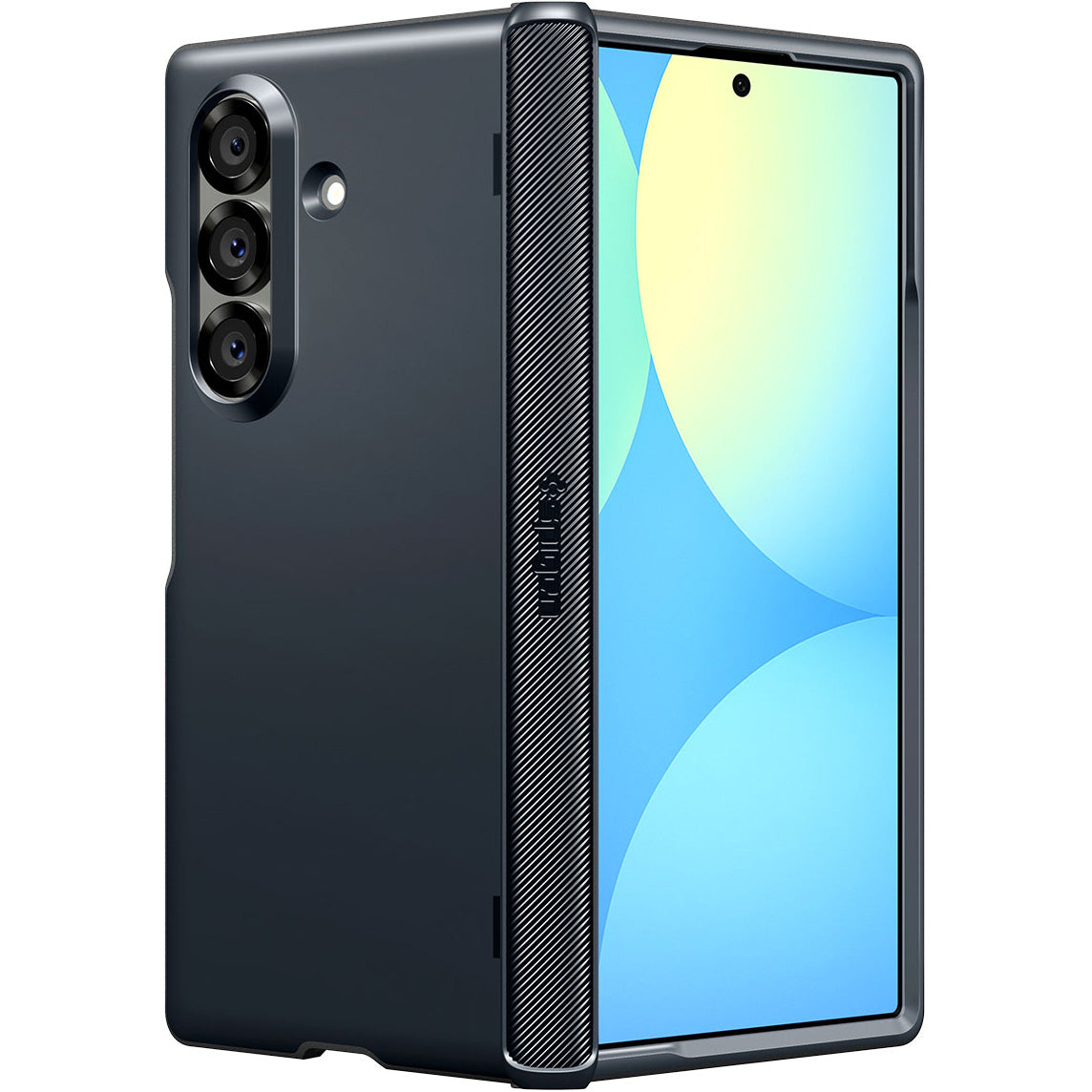Handyhülle für Galaxy Z Fold7, Spigen Slim Armor Pro Mag mit MagSafe, Dunkelblau