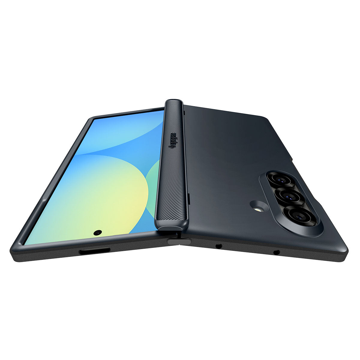 Handyhülle für Galaxy Z Fold7, Spigen Slim Armor Pro Mag mit MagSafe, Dunkelblau