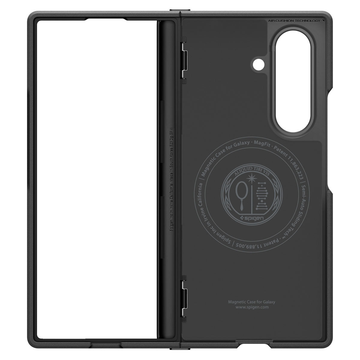 Handyhülle für Galaxy Z Fold7, Spigen Slim Armor Pro Mag mit MagSafe, Dunkelblau