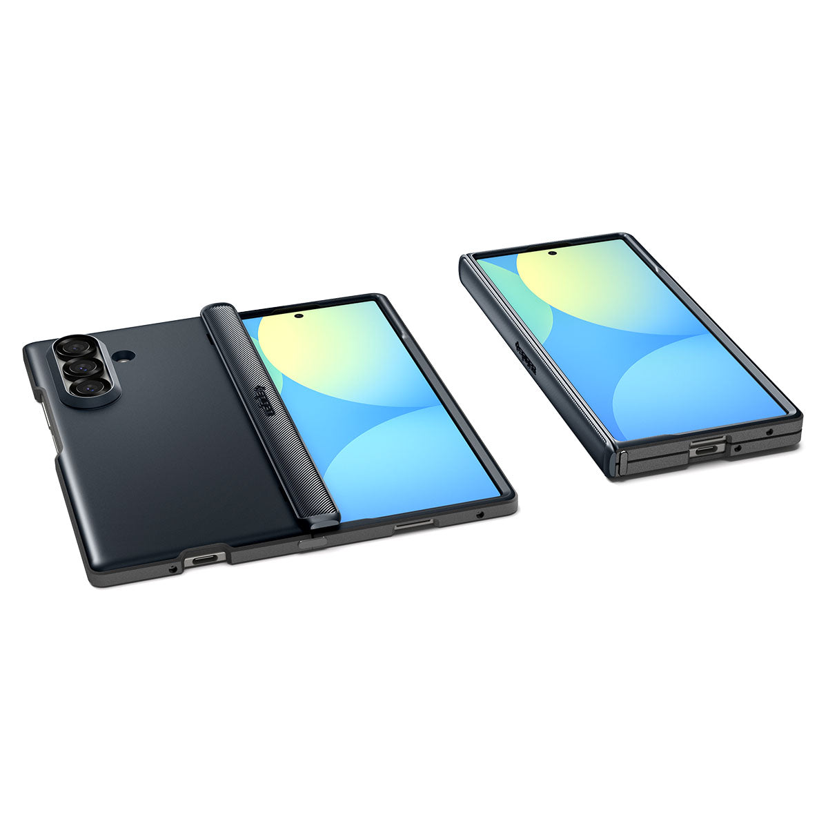 Handyhülle für Galaxy Z Fold7, Spigen Slim Armor Pro Mag mit MagSafe, Dunkelblau