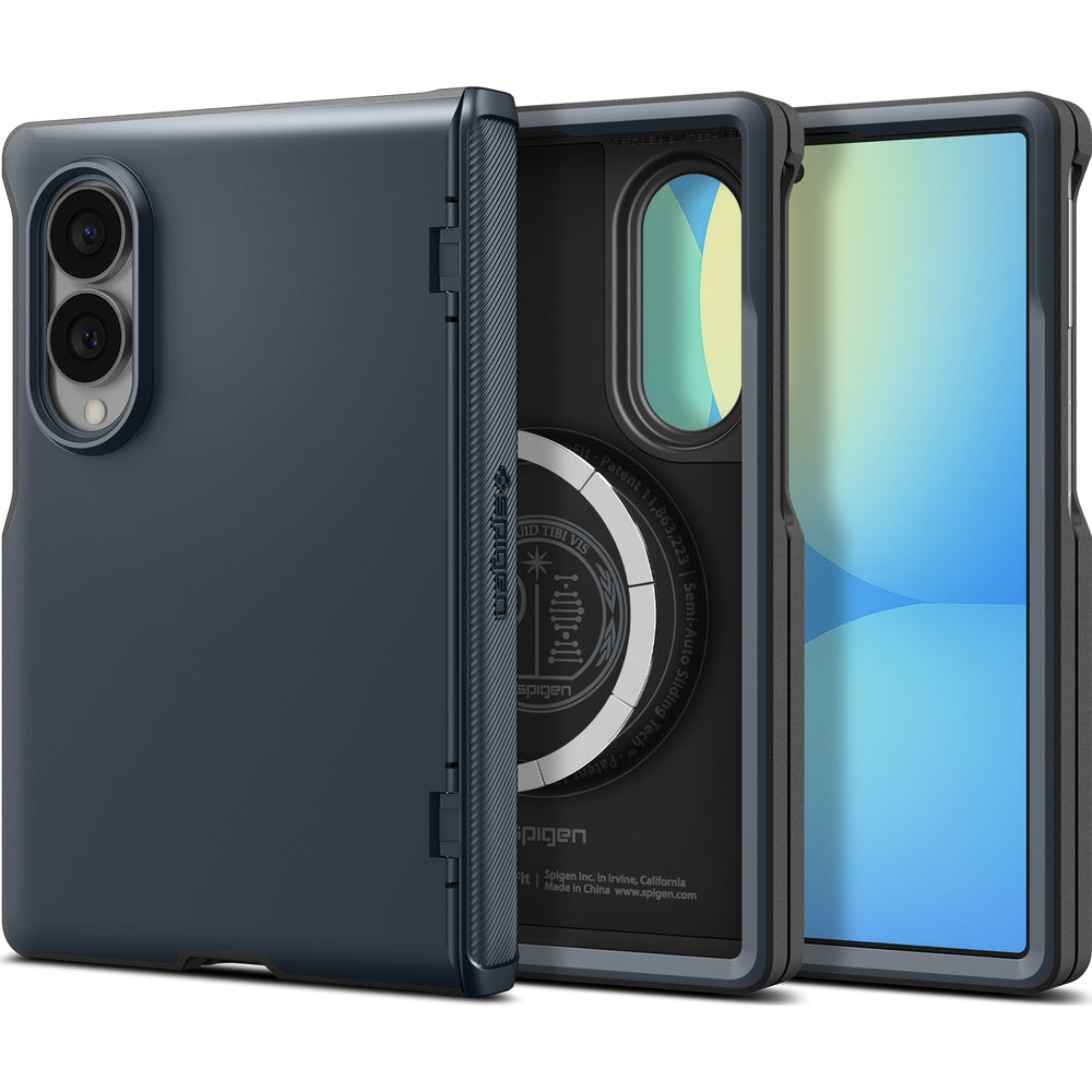 Handyhülle für Galaxy Z Fold8, Spigen Slim Armor Pro Mag mit MagSafe, Dunkelblau