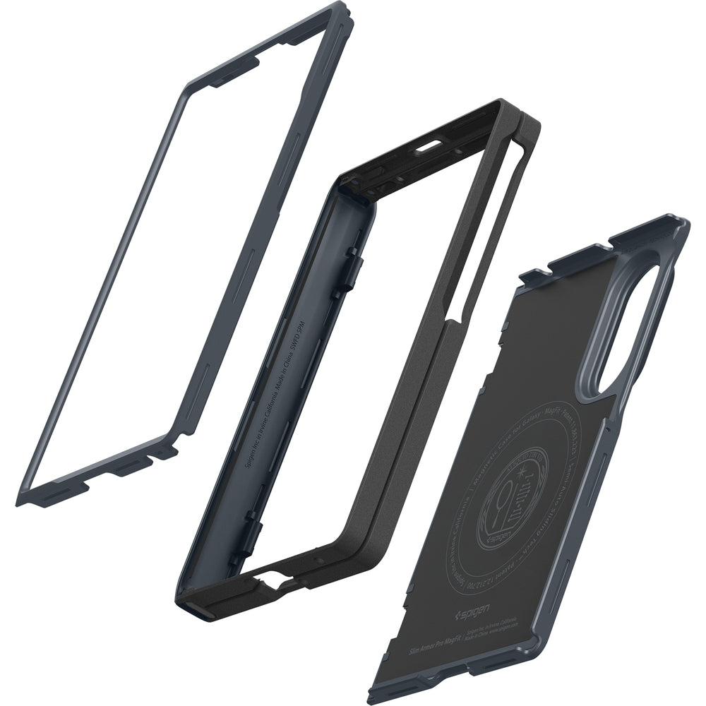 Handyhülle für Galaxy Z Fold8, Spigen Slim Armor Pro Mag mit MagSafe, Dunkelblau