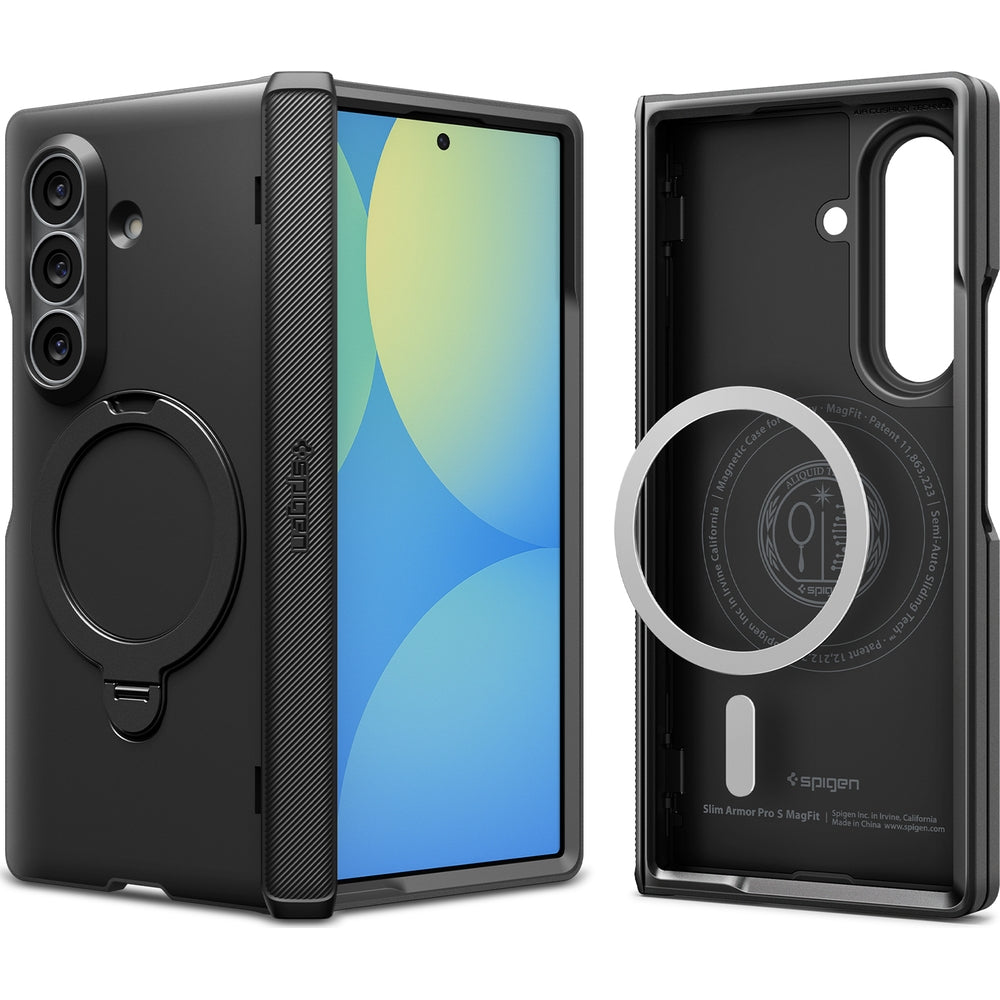 Handyhülle für Galaxy Z Fold8 Ultra, Spigen Slim Armor Pro S Mag mit MagSafe, Schwarz