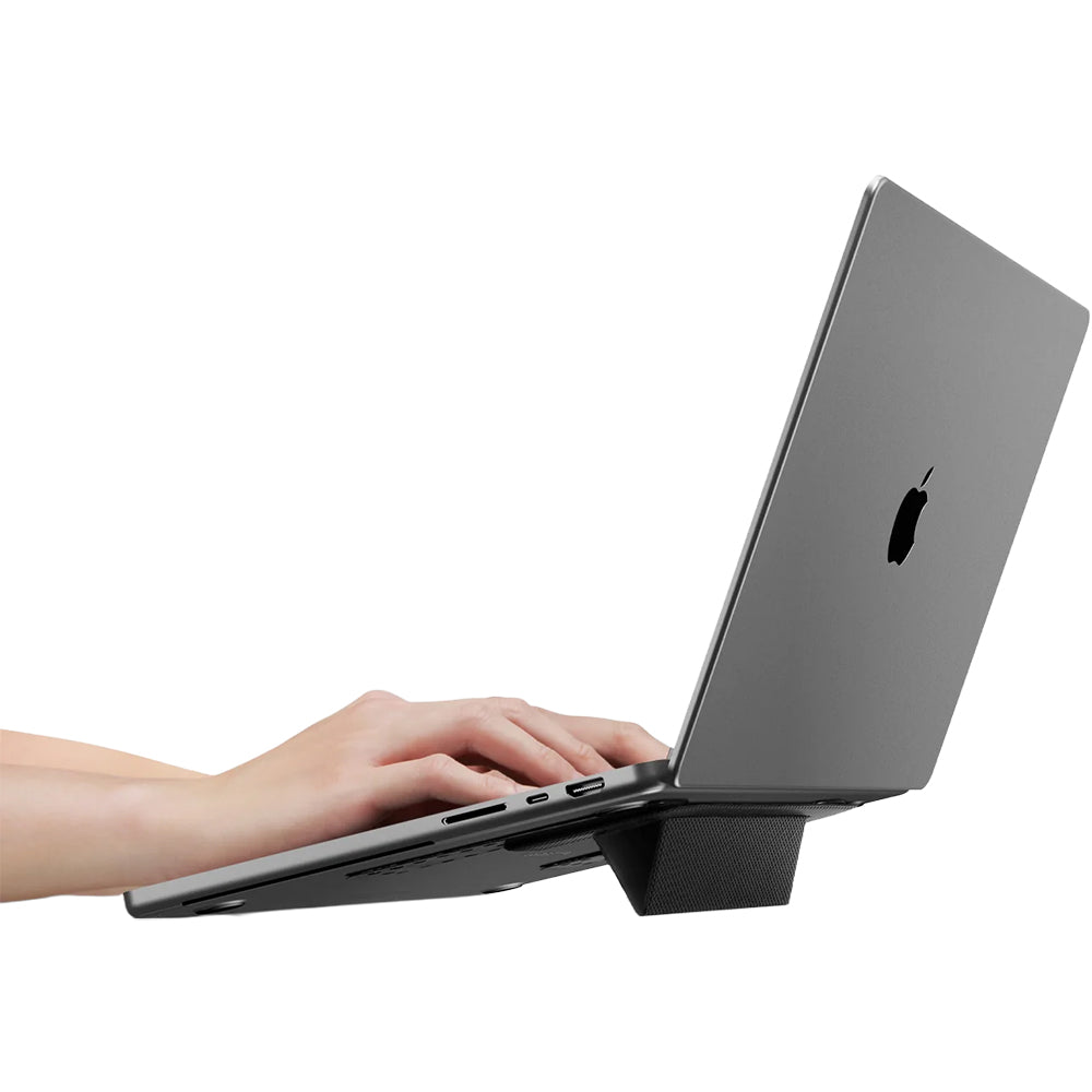 Laptopständer für Laptops bis 16", höhenverstellbar, Spigen Slimfold LD201-S1, Schwarz