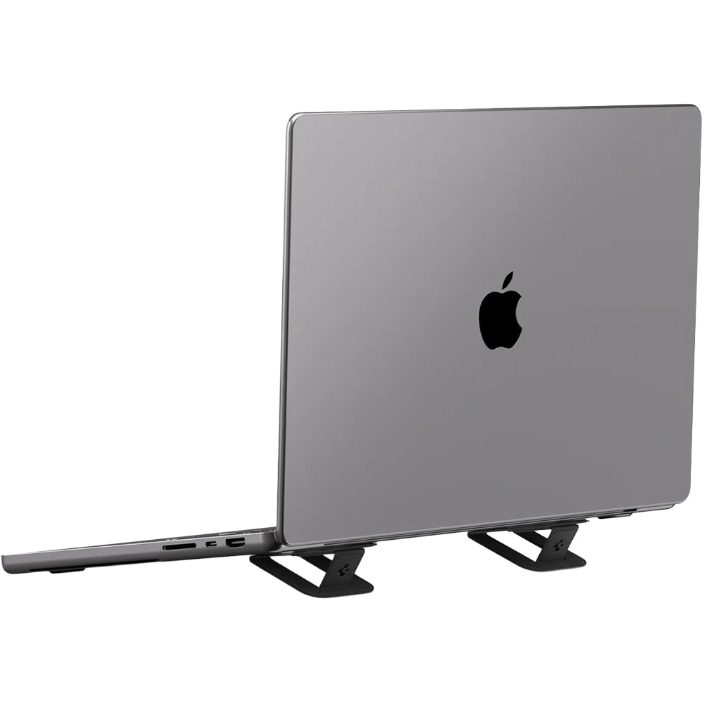 Höhenverstellbarer Ständer für Laptop und Tablet, Spigen Slimfold LD201-S2, Schwarz